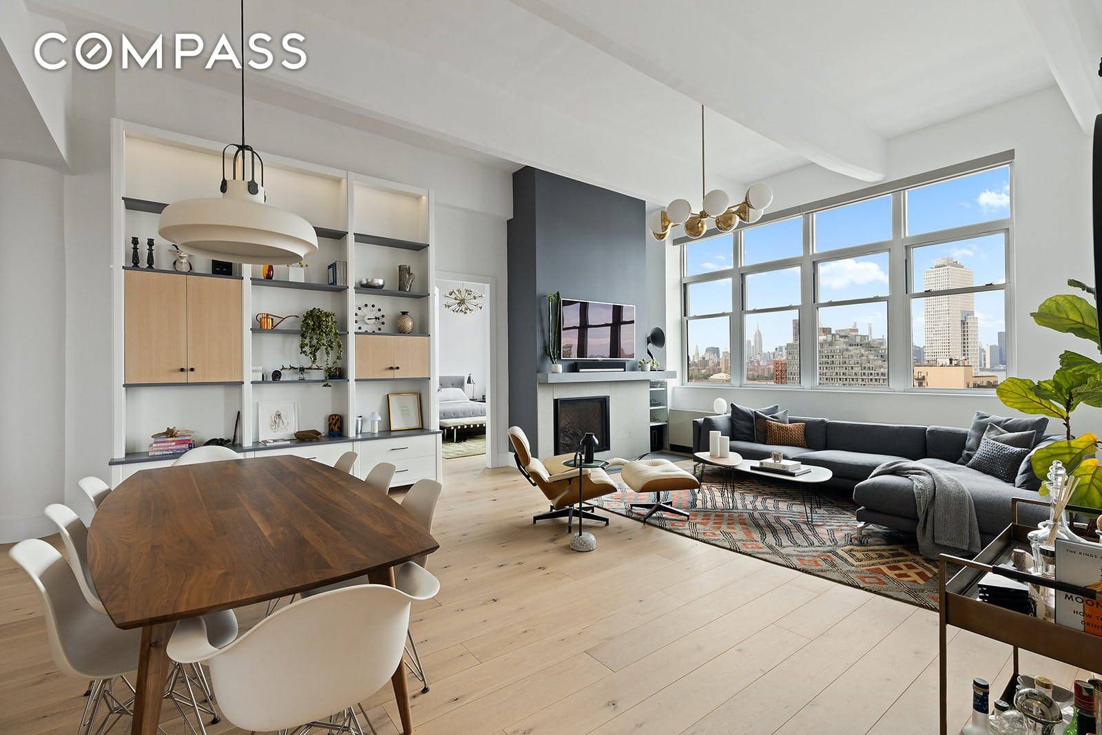 Enjoy true loft living in this chic, impeccably renovated 3 bedroom 2.