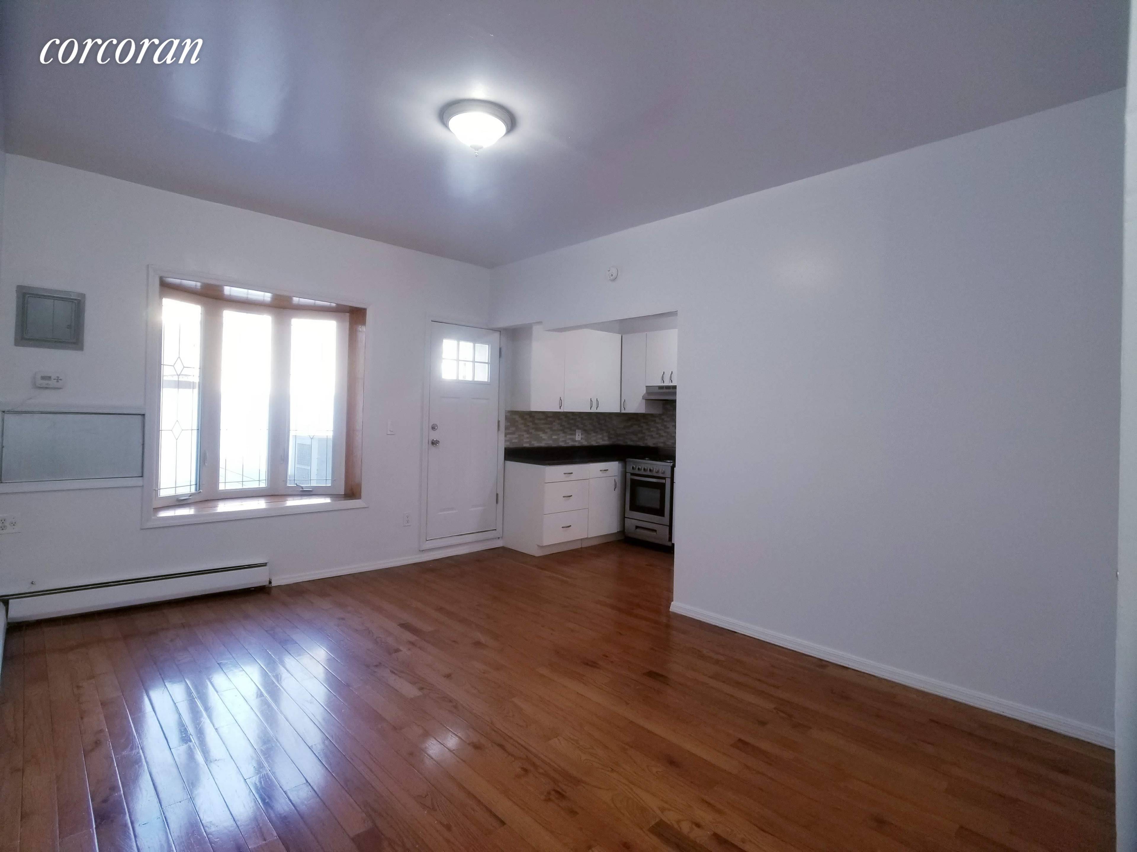 Fully renovated 2BR is located on the 2nd floor with a gigantic private roof deck.
