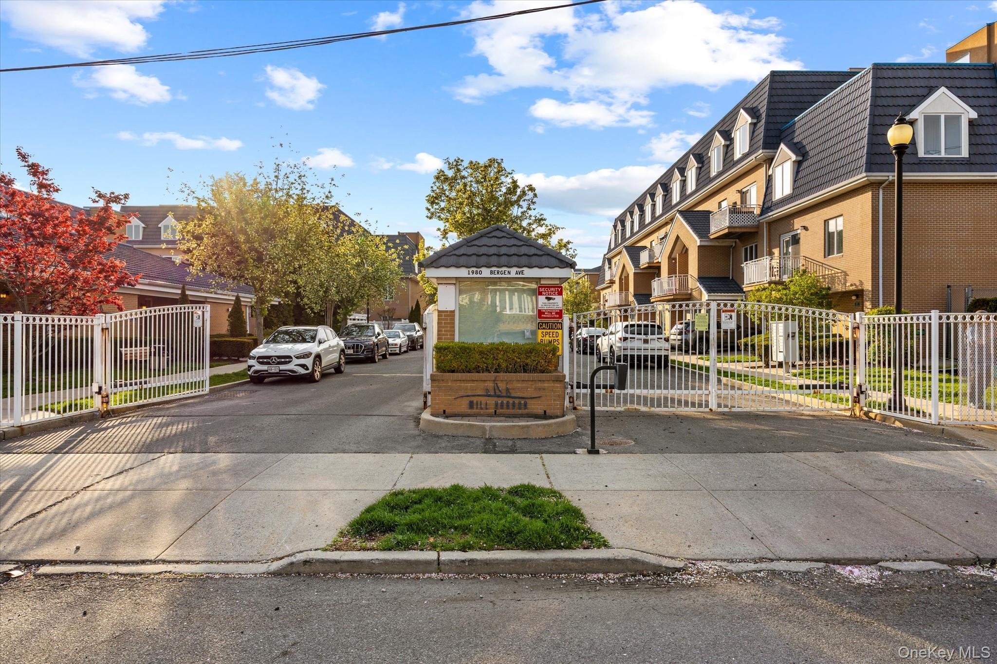 Gated entrance - with security code entrance