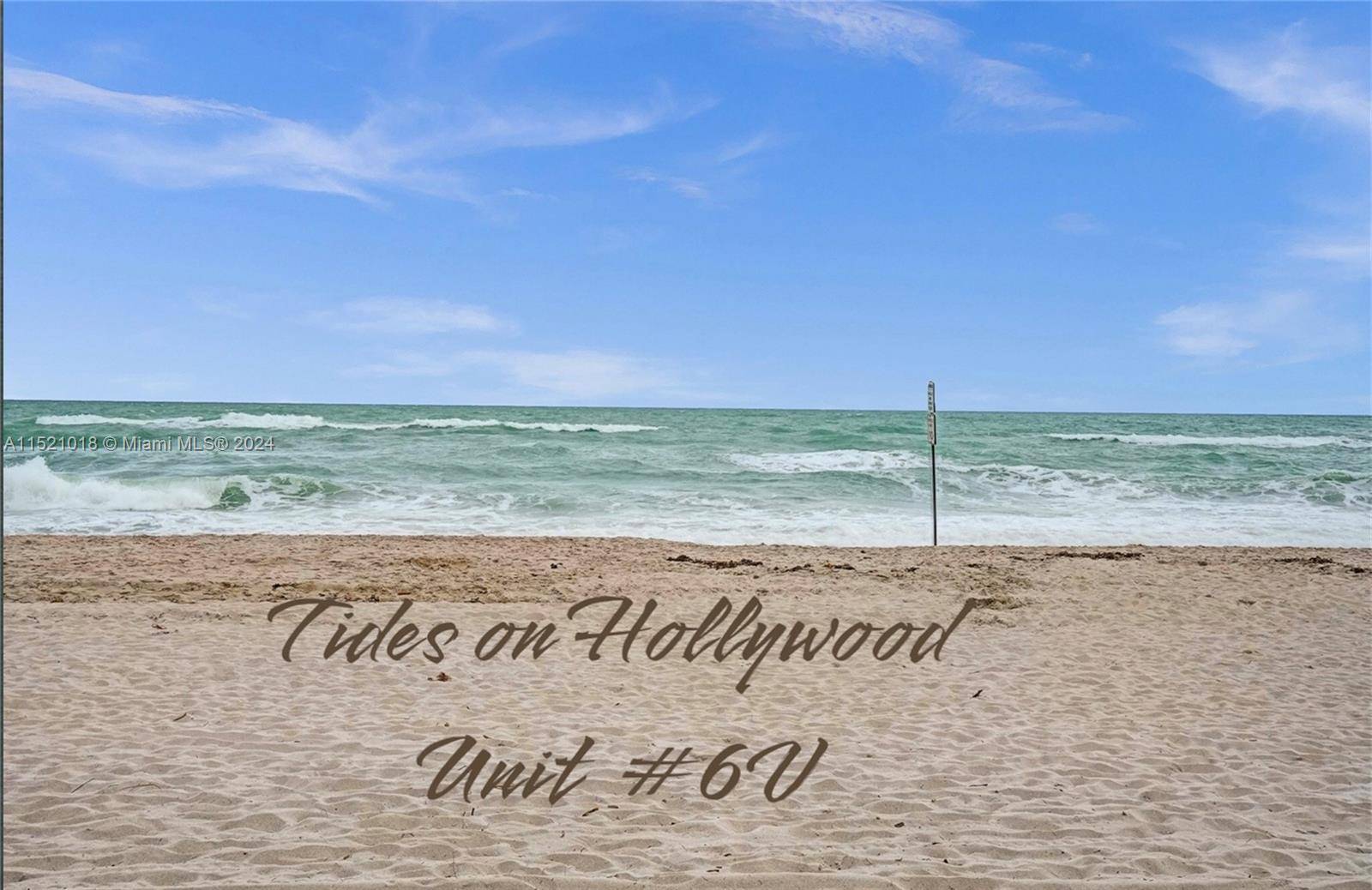 Beautiful furnished 2bedroom 2baths Condo located at the gorgeous oceanfront condominium Tides on Hollywood Beach.