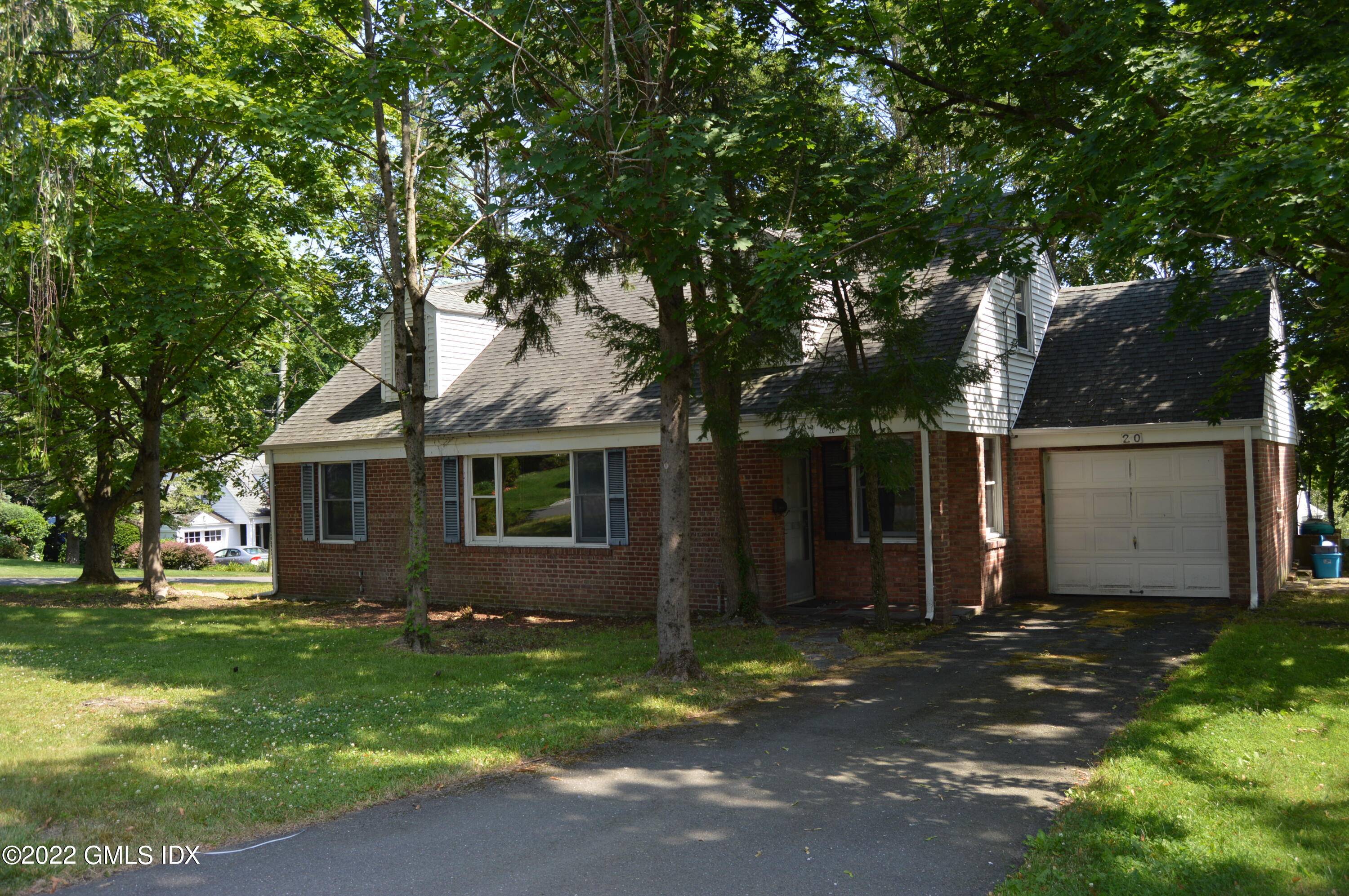 Lots of opportunity in this brick cape cod house, it's your choice to renovate, add on or start from scratch.