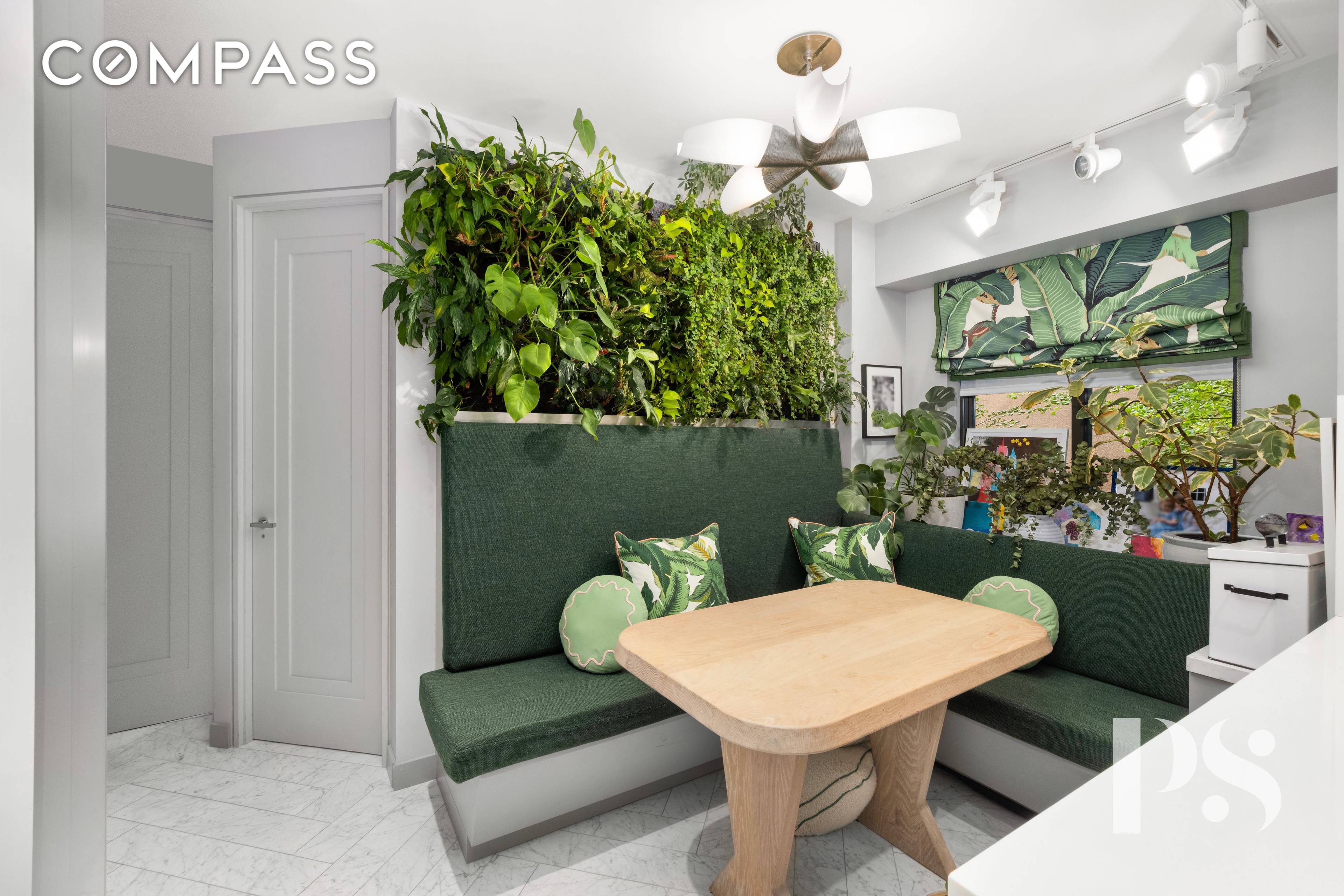 A private, full floor residence accessed by direct elevator entry with a gracious foyer, this beautifully reimagined Park Avenue home blends timeless sophistication with contemporary California inspired design.