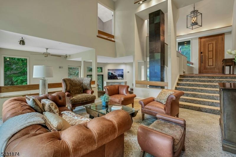 Foyer Opens to Living Room