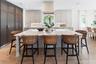 Kitchen Island - Stone counters - seats 5 - 6 on 3 sides