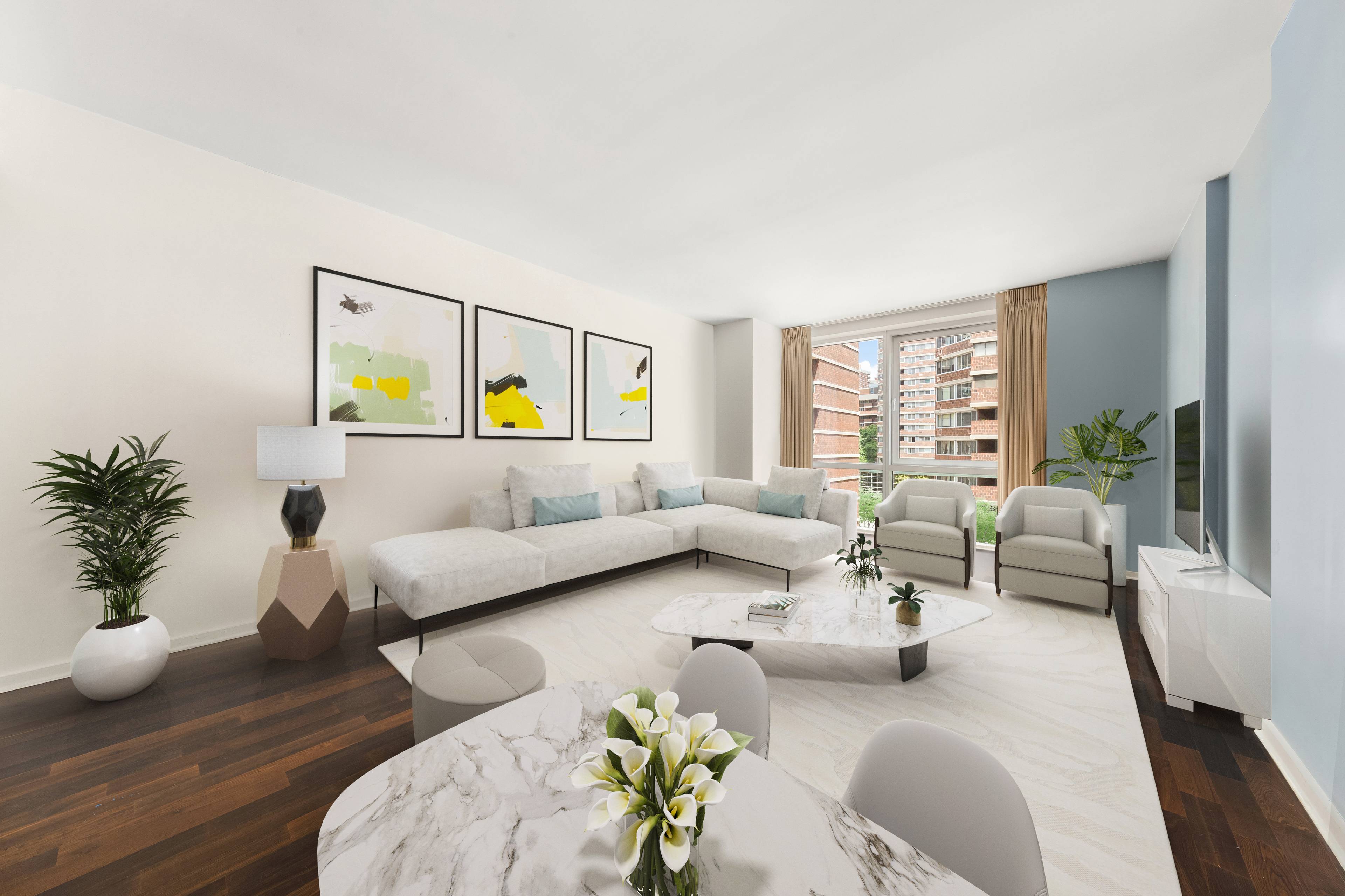 An immaculate corner condo boasting luxurious finishes and an abundance of natural light, this gorgeous 2 bedroom, 2 bathroom home is a portrait of modern city sophistication.