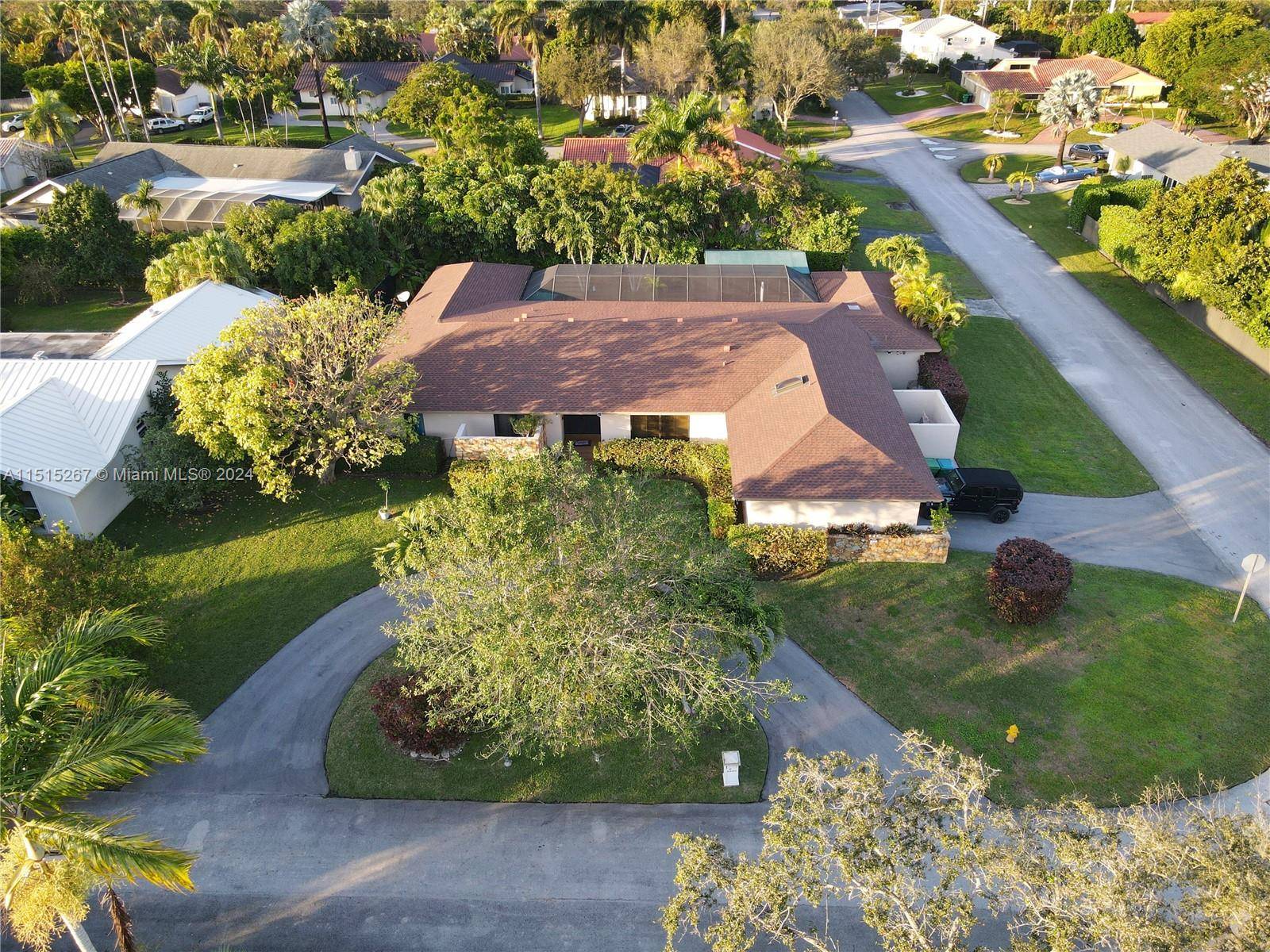 Stunning Palmetto Bay pool home on corner lot is the most unique opportunity on the market.