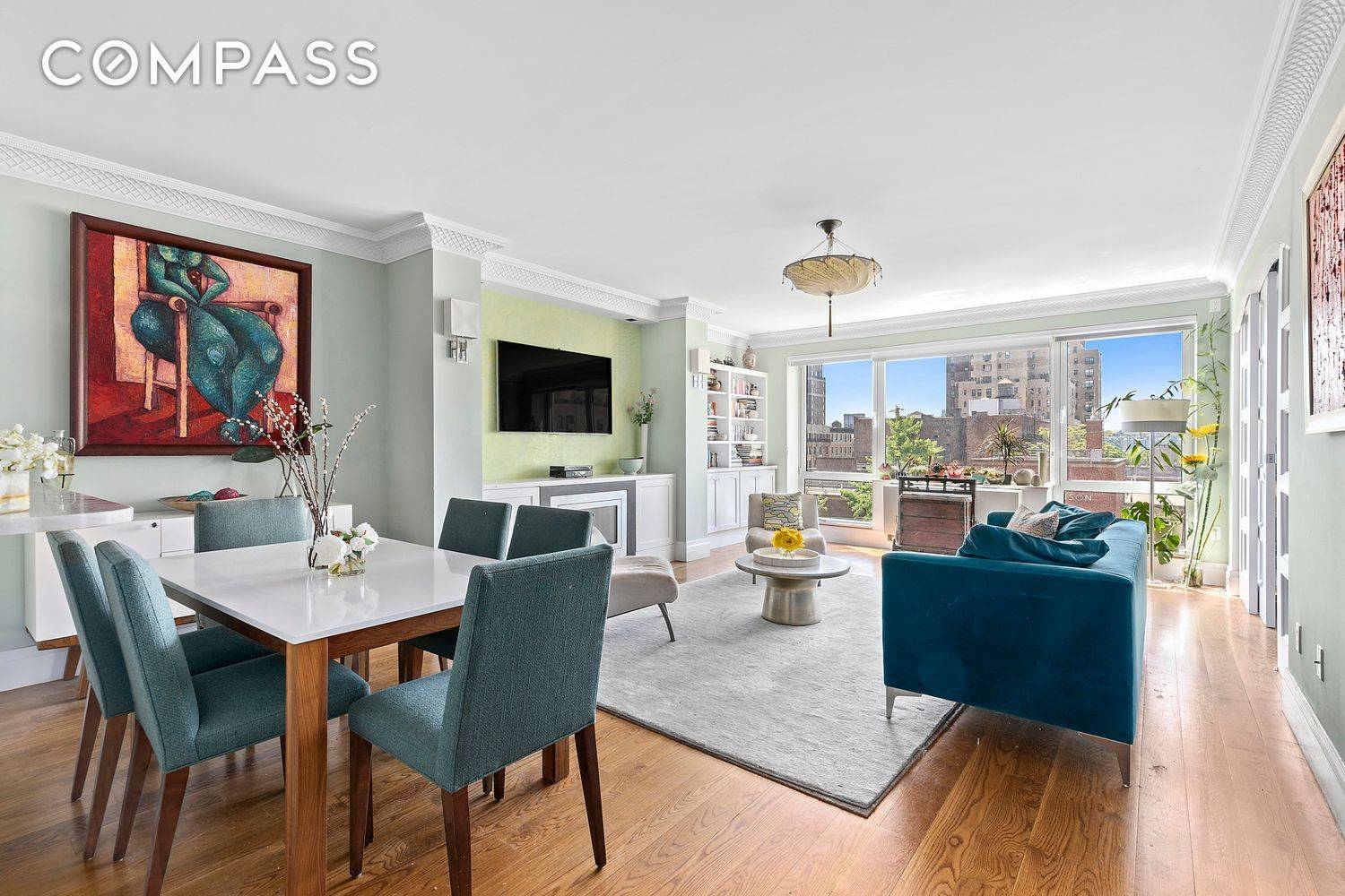 Full floor, keyed elevator entry, nearly brand new 3 bedroom, 3 bathroom condo with incredible sunset views on the UWS !