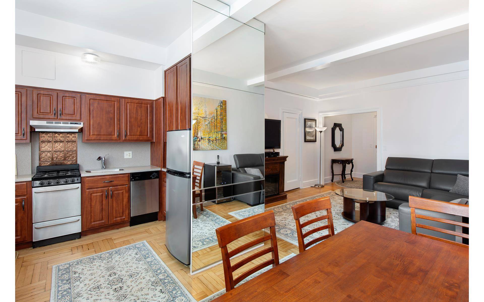 Beautiful, large, light, gracious, and renovated Murray Hill corner one bedroom in full service building with live in super and attentive staff.