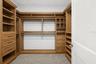 Virtually staged Primary closet