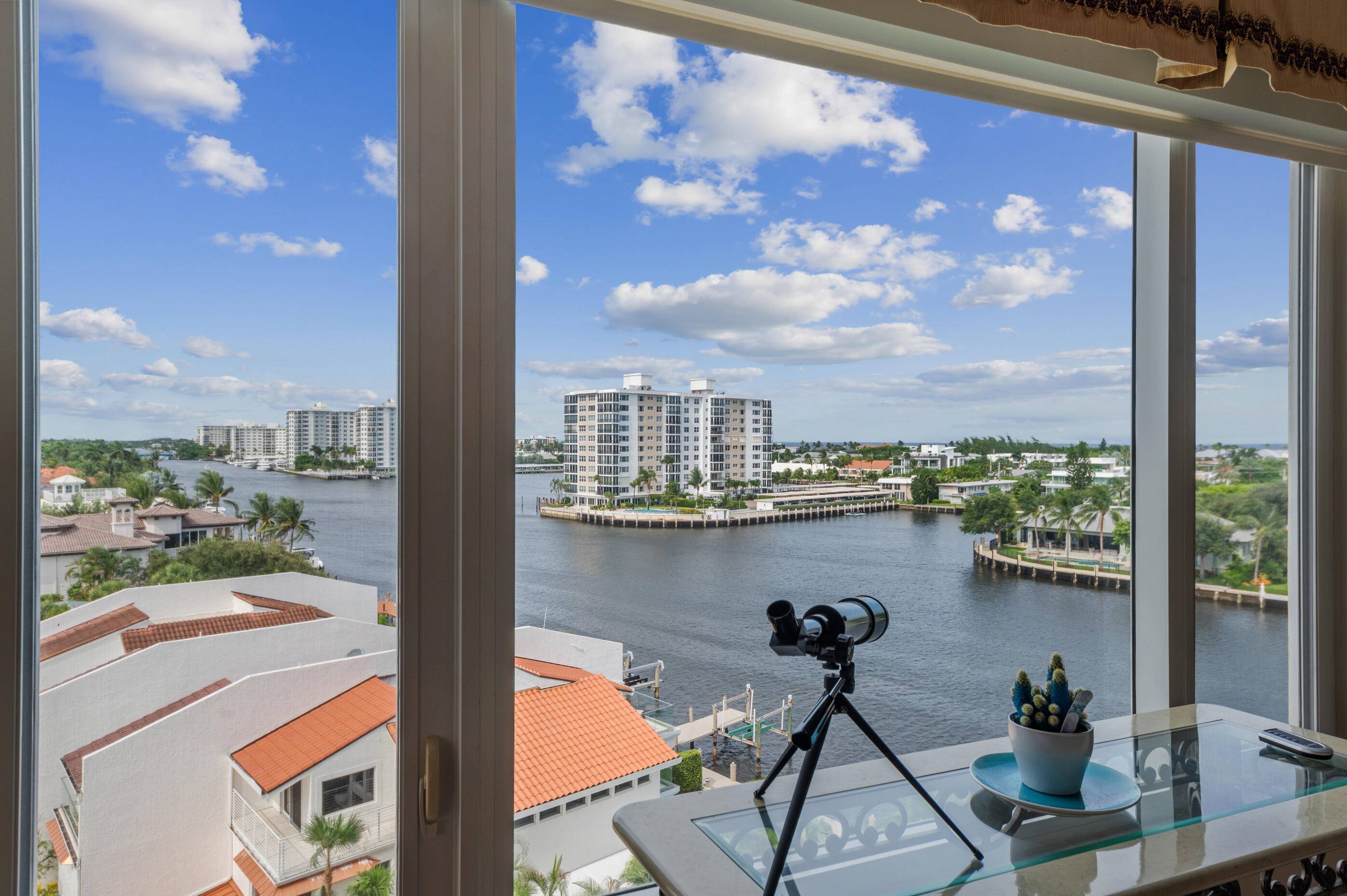 Stunning, 2 2 with a waterfront view of the Intracoastal Waterway and Atlantic Ocean.
