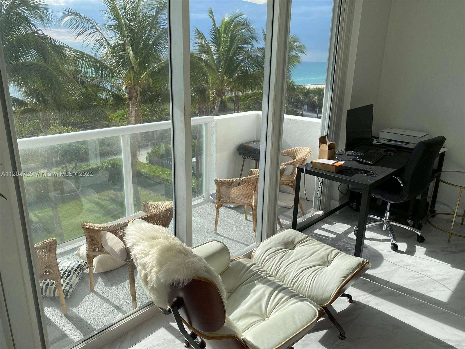 Beautiful, bright and sunny oceanfront 2 2 apartment in most desirable beach !