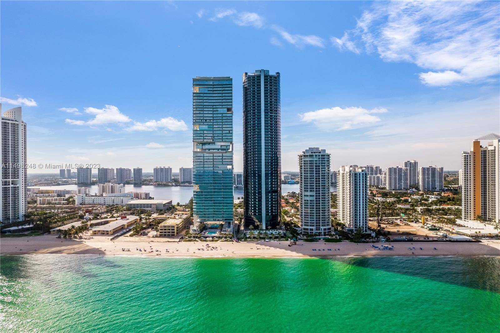 Nestled within the prestigious Porsche Tower in Sunny Isles Beach, unit 1503 offers a luxurious sanctuary with breathtaking vistas.