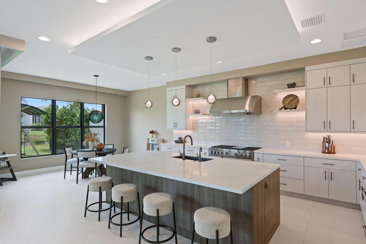 Removed the entire kitchen and replaced with a custom build.