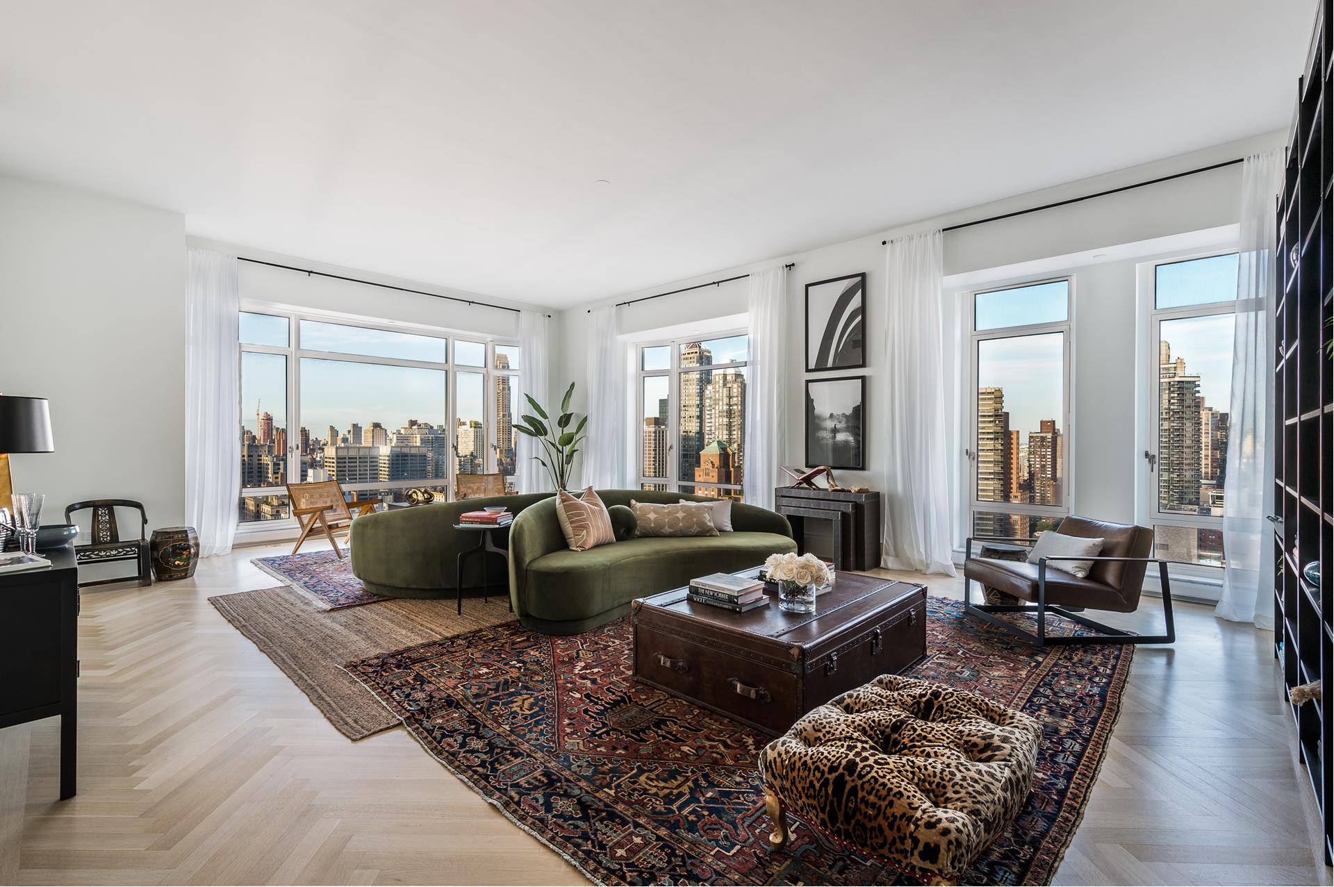 Enjoy the breathtaking Central Park and City views from this gracious 4, 628 square foot, 4 Bedroom, 5 Bathroom Park Avenue residence in one of the most distinguished buildings designed ...