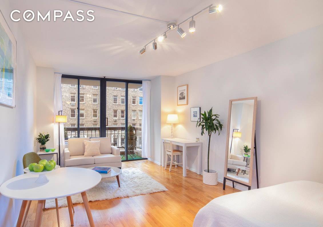 Be the first to live in this bright and beautiful studio with balcony perfectly located on the Upper West Side.