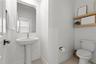 Half bathroom downstairs