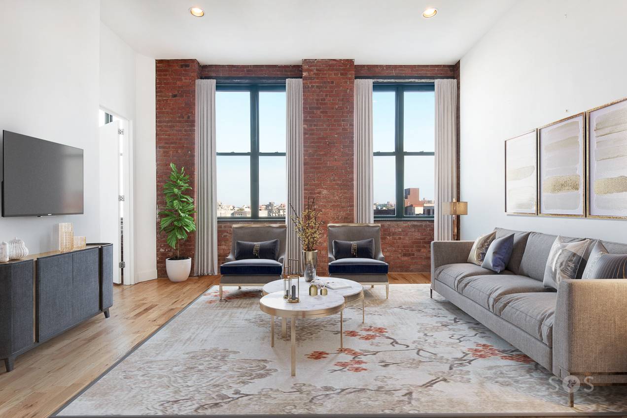 The residencies in this building create environments that speak to Brooklyn's history and unique style.