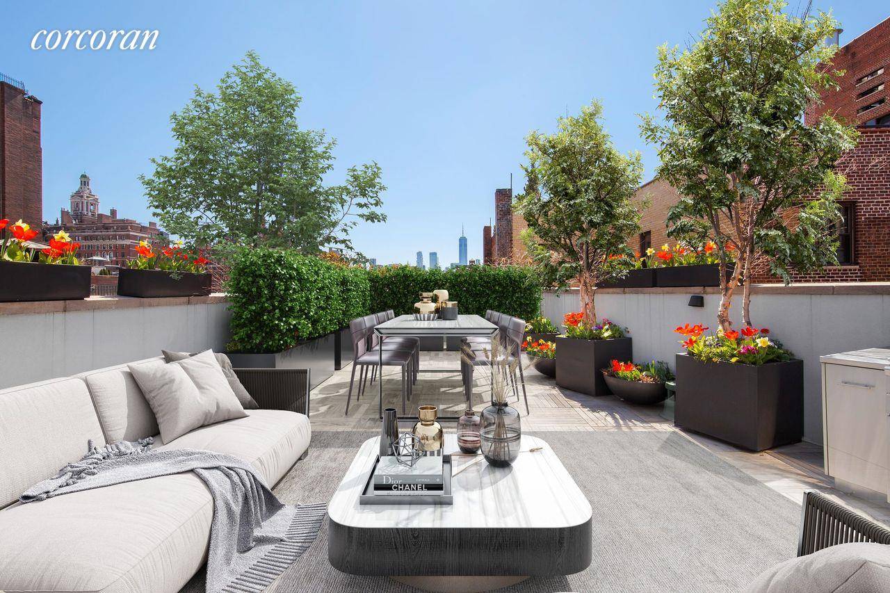 Penthouse perfection in prime Greenwich Village.