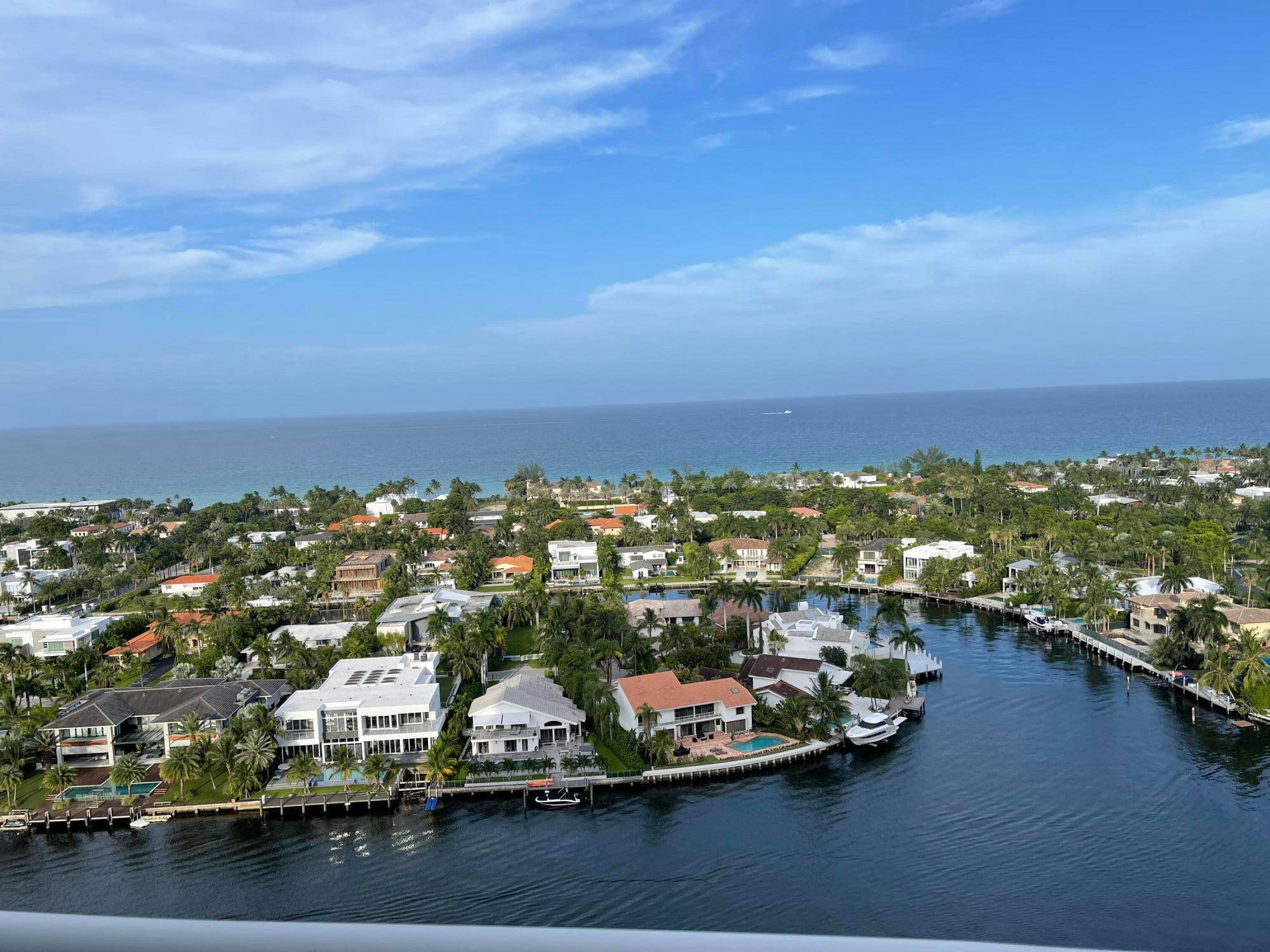 Unobstructed ocean, intracoastal and golf course views.
