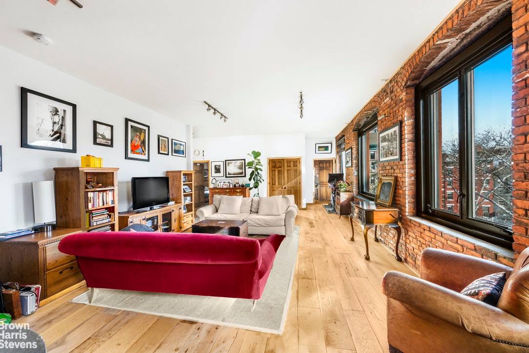 This sun drenched prewar loft is truly one not to be missed.