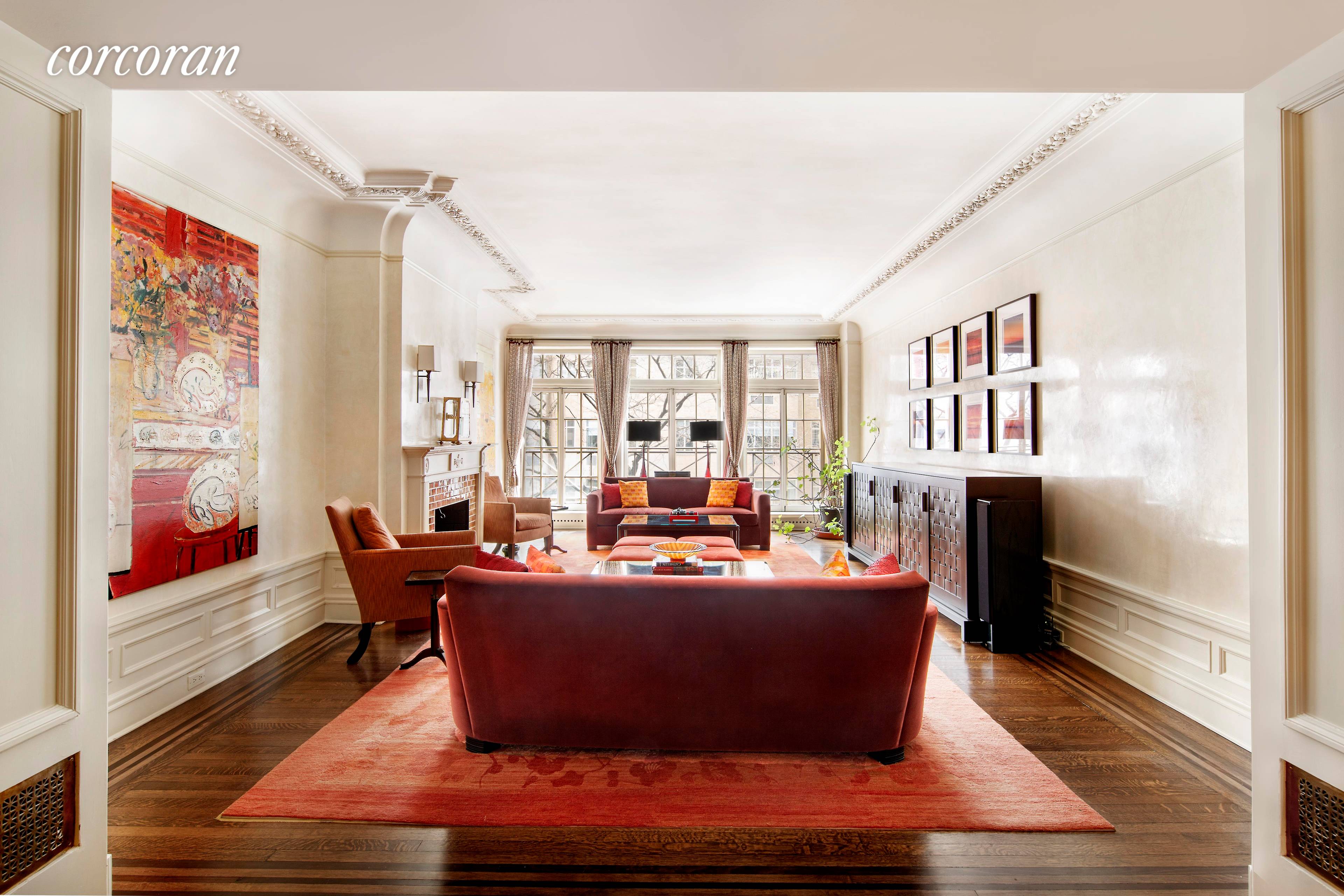 Perfectly positioned Park Avenue Duplex Modern living meets prewar charm in this original duplex, the only floor plan of its kind at 830 Park Avenue.