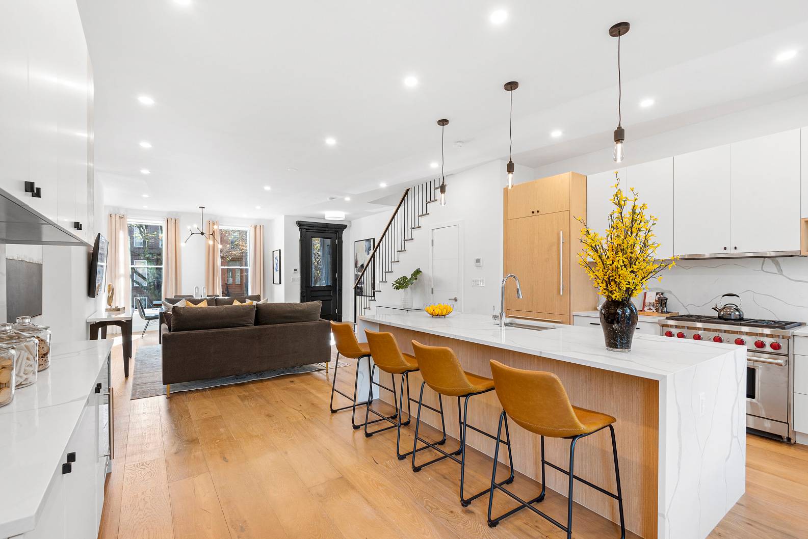 Gut renovated 3 family Brownstone on one of the best treelined blocks of Bedstuy Brooklyn.