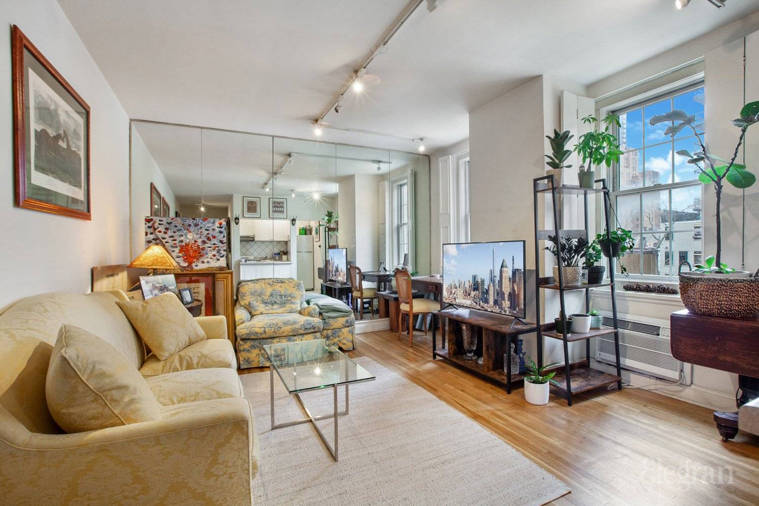 Large Charming 1 Bedroom in an Upper East Side townhouse on a lovely tree lined block LIVING ROOM 2 oversized shuttered windows for great natural light Accommodates living room furniture ...
