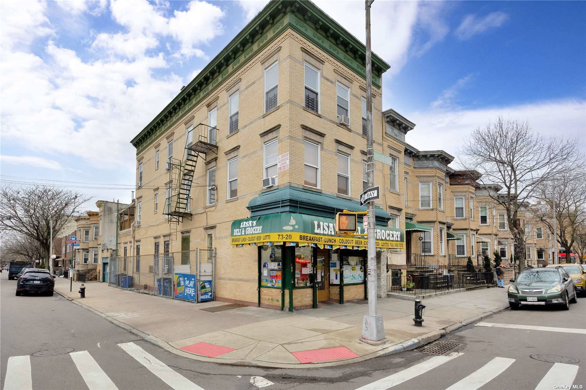 Wonderful opportunity to enhance your investment portfolio with this perfectly positioned mixed use corner property located in highly desirable Ridgewood Queens.
