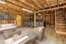 Virtual Staging- great space for large recreation room, bar, tv, games, etc.!
