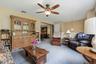 The living room flows directly into the dining room for an open concept feel