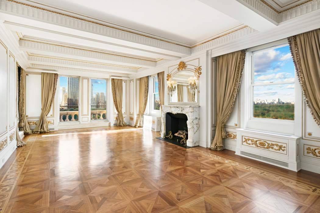 Perched high atop the prestigious Sherry Netherland Hotel, this extraordinary and palatial residence boasts 100 linear feet overlooking Central Park and offers stunning 360 degree views of the Manhattan skyline ...