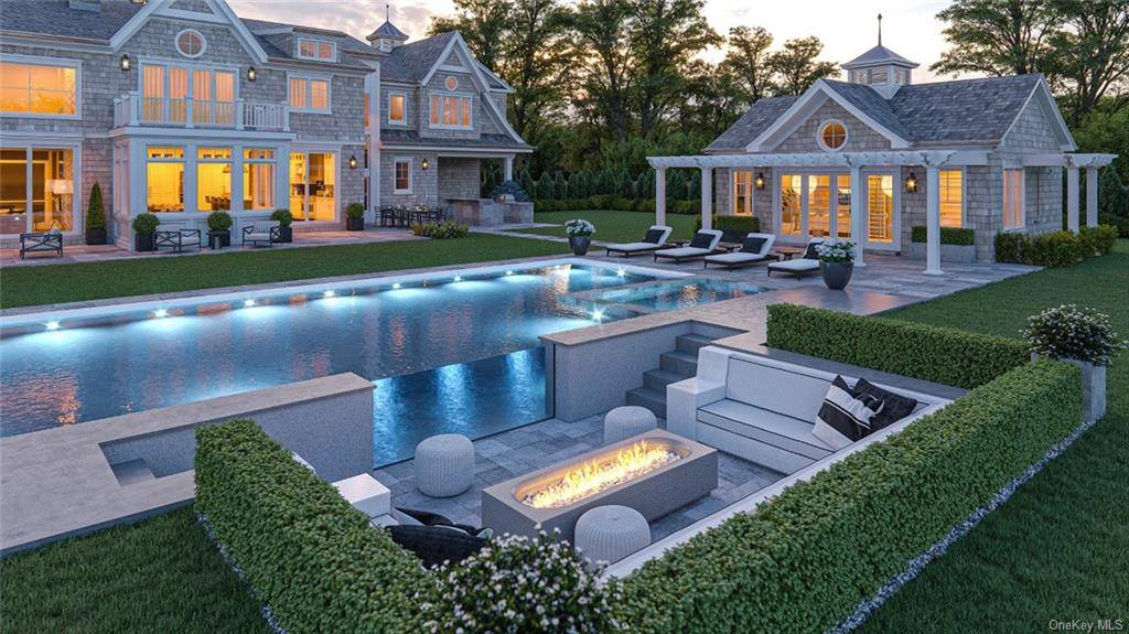 Hamptons Luxury Estates presents a spectacular 2 acre, 16, 000 sq ft 9 bed 12 bath Southampton estate w ocean views.