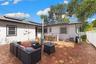 Backyard with Pavers and Vinyl Fence