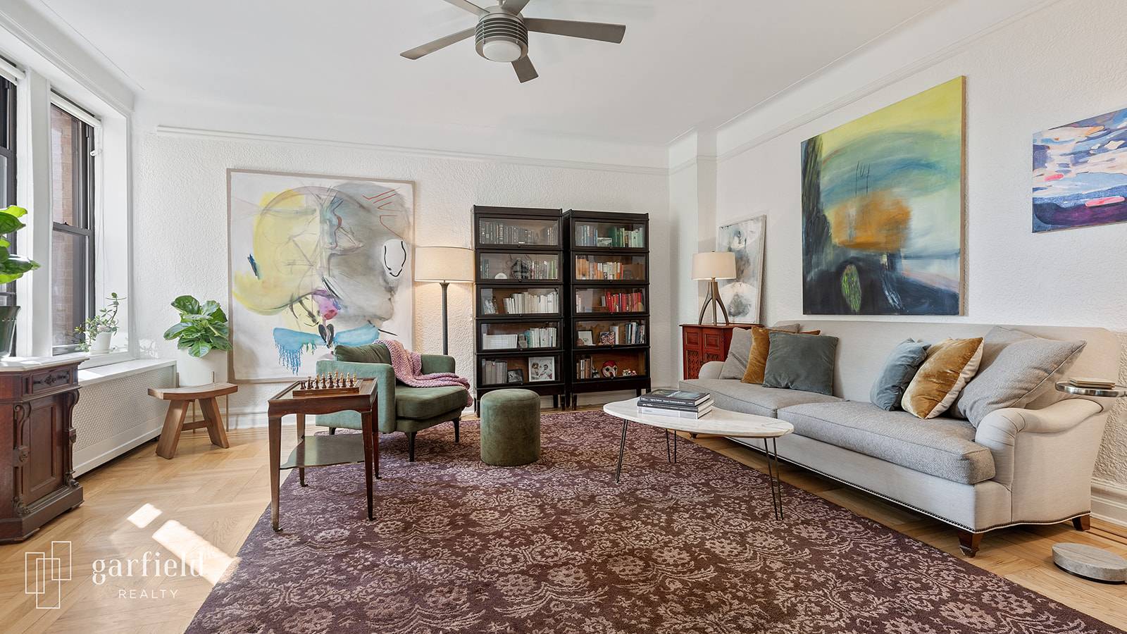 Located in an elevator building on coveted Prospect Park Southwest, this beautiful and bright corner unit rests on the top 6th floor with abundant Southern and Eastern sunlight, and unobstructed ...