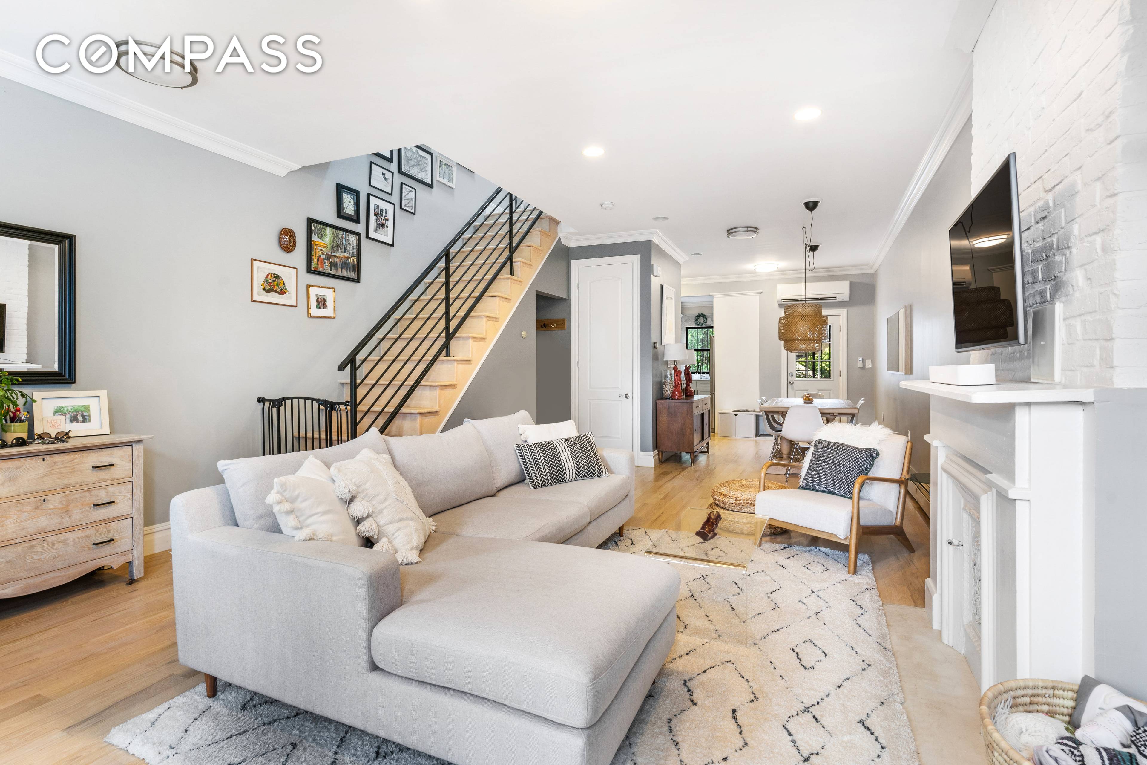 Enjoy outstanding Brooklyn living in this beautifully updated three bedroom, two and a half bathroom duplex located in emerging Ocean Hill, neighboring Stuyvesant Heights.