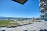 View of patio featuring a water view