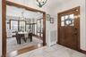 Foyer dining room view