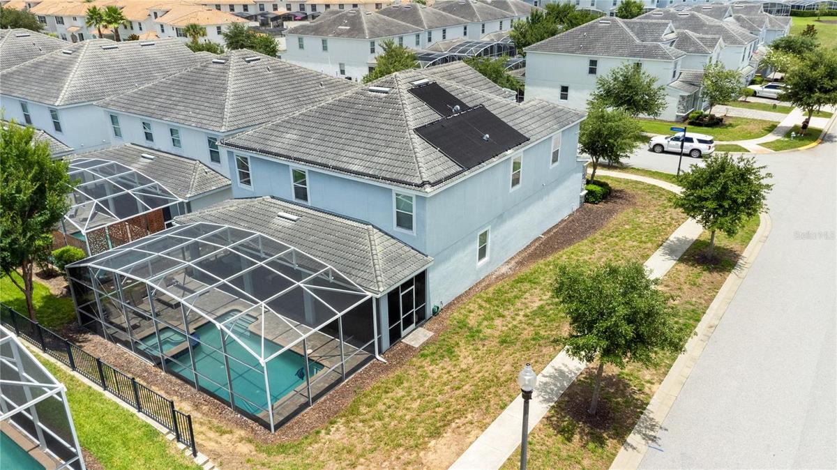 Large enclosed pool area