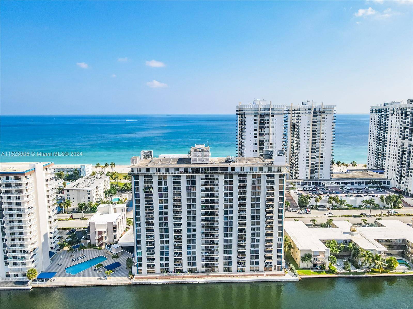 Beautifully remodeled one bedroom, one and a half bath condo with incredible water views of the Intracoastal !
