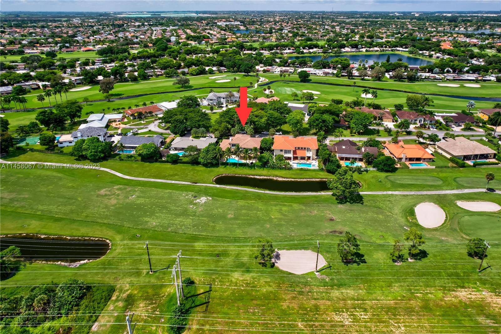 This amazing and gorgeous property is located in the prestigious Miami Country Club, on quite exclusive cul de sac road with a marvelous salt water pool with jacuzzi overlooking the ...