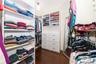 Custom-mdesigned walk-in closet