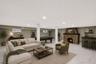 Basement virtually staged