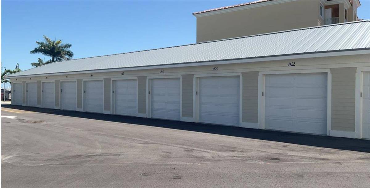 Be a private owner of Highly sought after A C GARAGE SPACE with electric garage door on South Hutchinson Island.