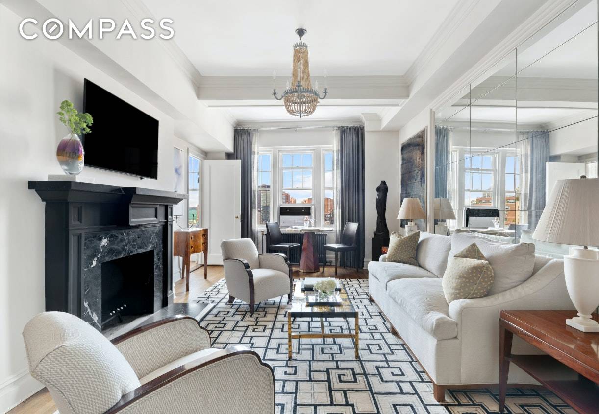 One of a kind, striking one bedroom with 10' ceiling heights at the West Villages most coveted pre war Bing and Bing condominium is now available.