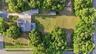 Overhead Aerial View of Main Home & Backyard