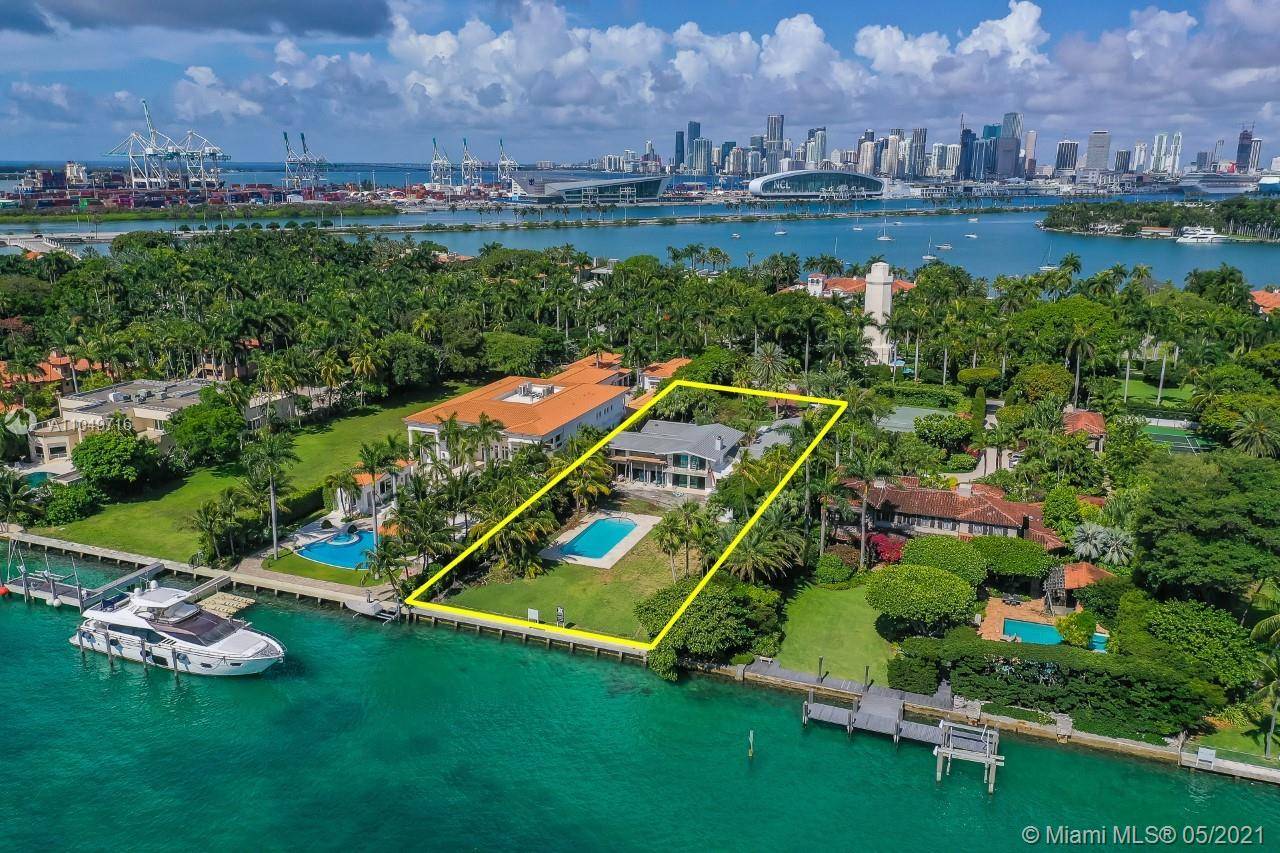 Rarely available 40, 000 sf lot on coveted Star Island.