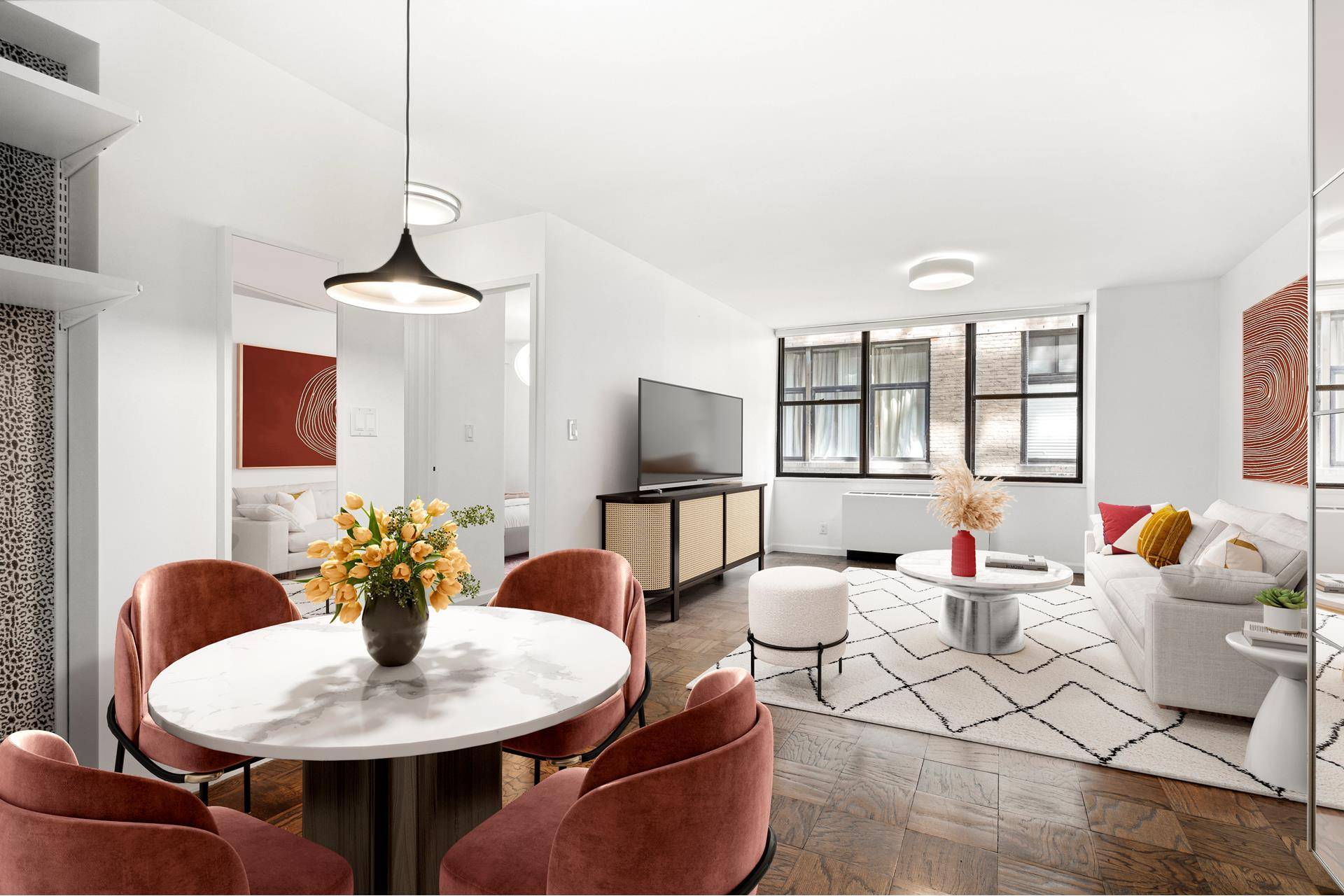The Delegate Condominium is a full service 24 hour luxury doorman building, conveniently surrounded by numerous coffee shops, restaurants, Grand Central station, and The United Nations.