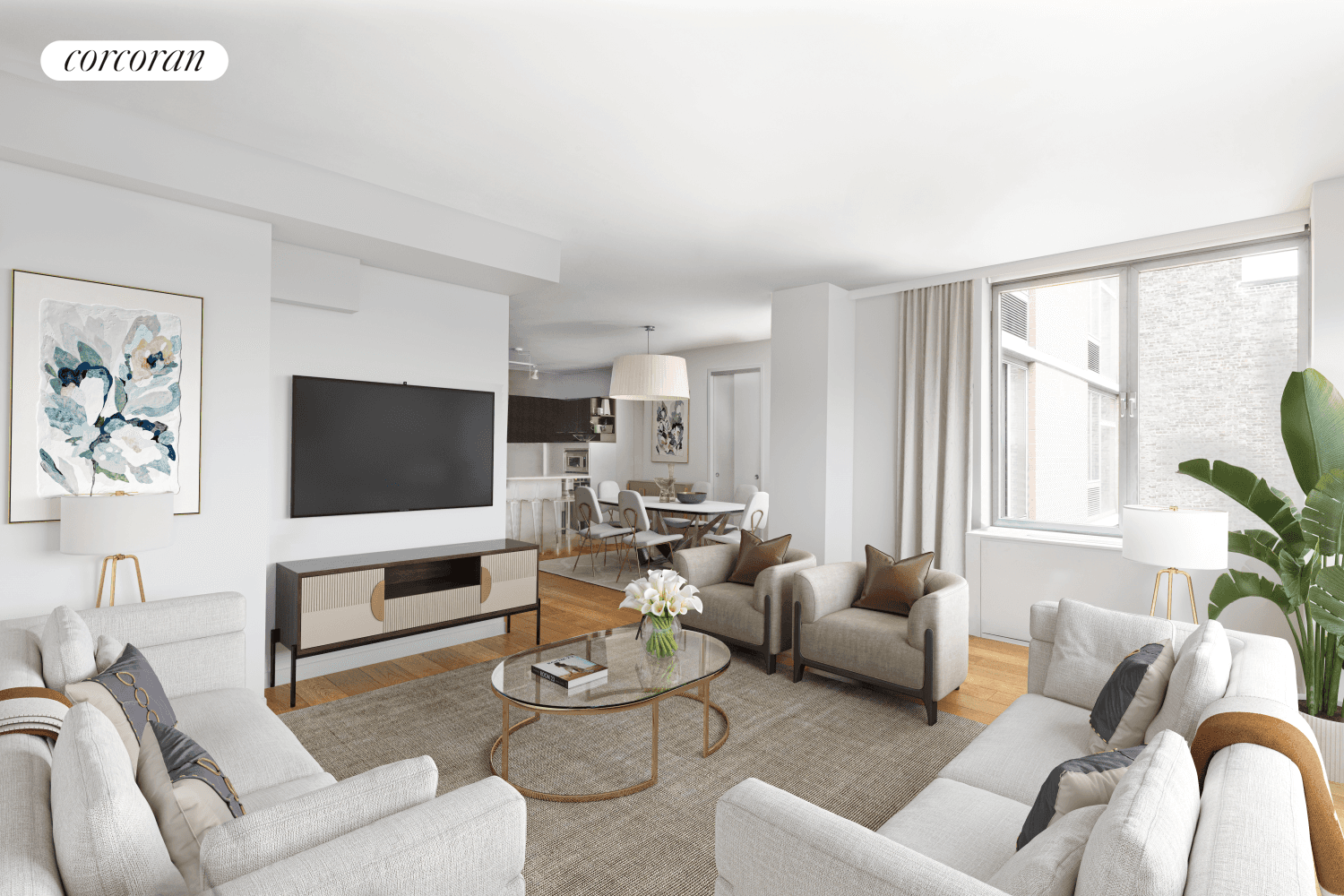 Convertible Three Bedroom Premium finishes and stunning loft like proportions await in this gorgeous two bedroom, two bathroom residence in a revered full service Chelsea condominium.