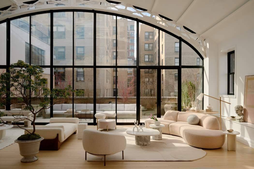 The Solarium Penthouse at 555 WEA is the kind of apartment that people see in movies and dream about.