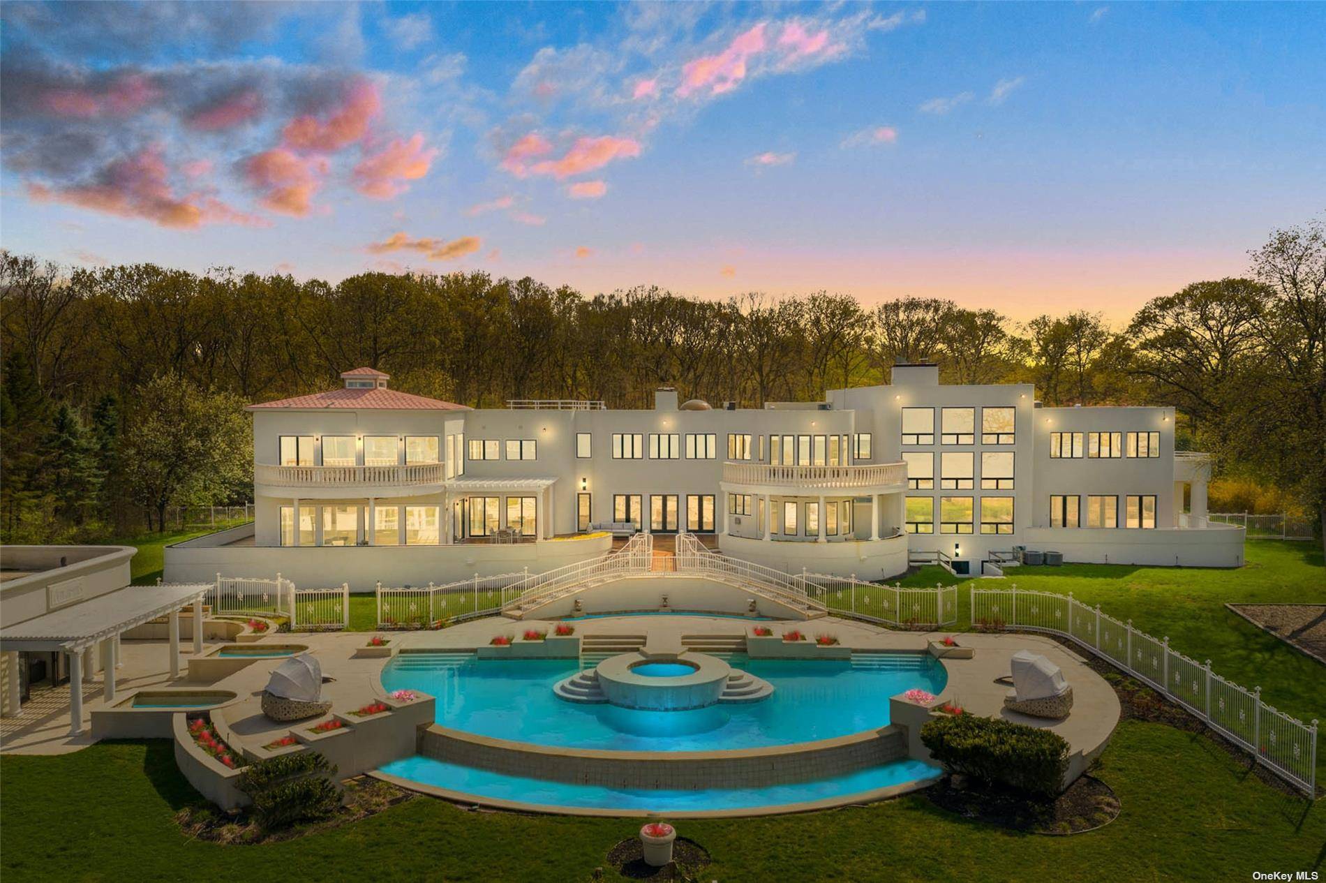 Ultra luxury, modern mega mansion.